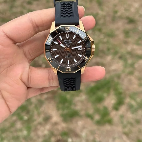 BULOVA Marine Star HPQ Precisionist Brown chocolate Dial Men's Watch